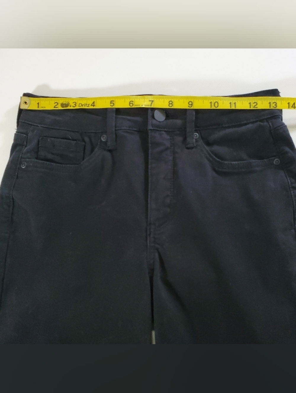 7643 * NYDJ Billie Mini Bootcut Jeans High Rise Slimming Black Denim Size 0 - Picture 10 of 14